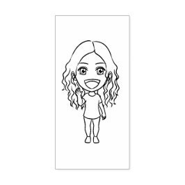 Karikaturenfigur c5e3p17 gummistempel