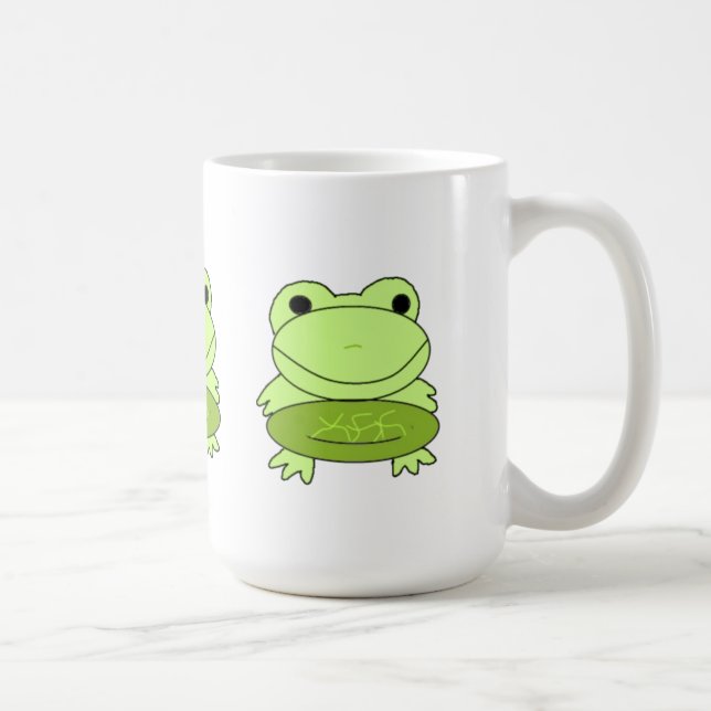 Karikaturfrösche Kaffeetasse (Rechts)