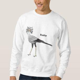 Karikaturillustration eines Sekretärs Sweatshirt