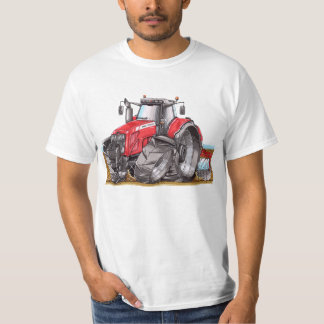 Karikierter Traktor Massey Ferguson T-Shirt