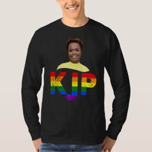 Karine Jean Pierre Black African Woman Lgbtq Flag T-Shirt