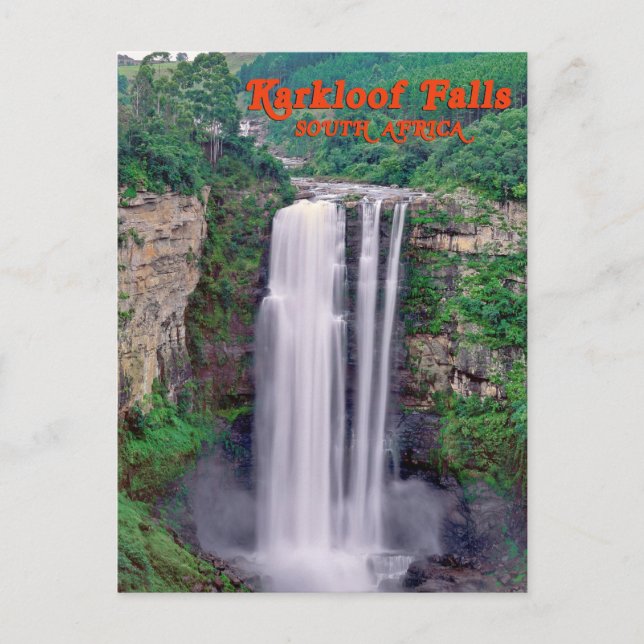 Karkloof Fall, Südafrika Postkarte (Vorderseite)