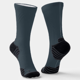 Karkohle Grau Hochleistungs-Athletische Crew Socken