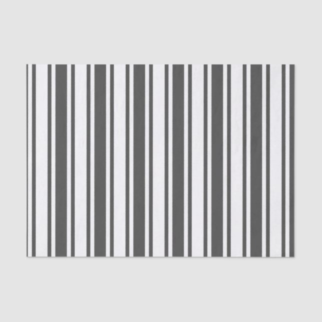 Karkohlestreifen, grau und weiß seidenpapier (Vorderseite)