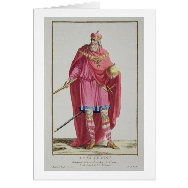 Karl der Große (742-814) von 'Receuil DES (Vorne)