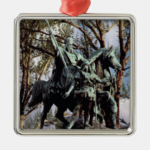 Karl der Große (Carolus Magnus, Charles das groß Ornament Aus Metall