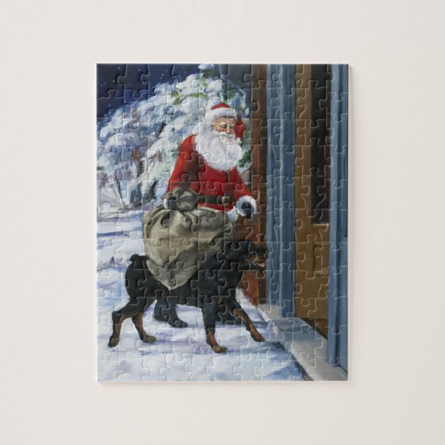 Karl, der Weihnachtsmann von hilft <Carl's Puzzle (Vertikal)