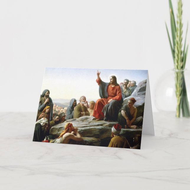 Karl Heinrich Bloch - Bergpredigt Karte (Vorderseite)