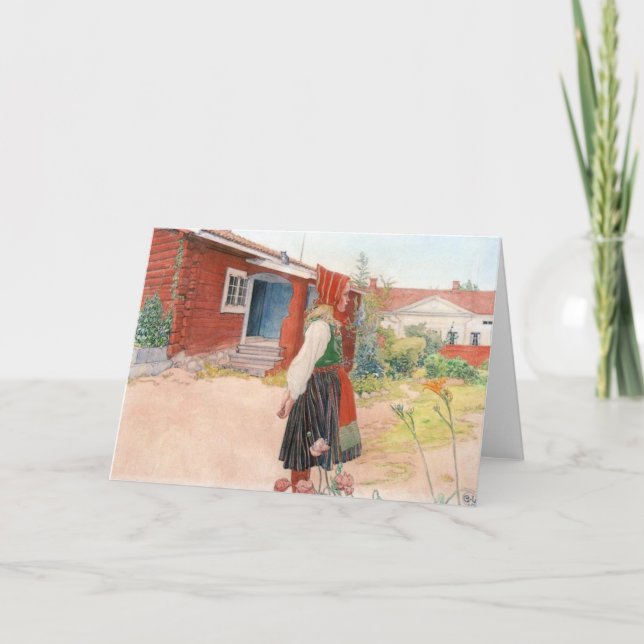 Karl Larsson das Falun Zuhause Karte (Vorderseite)