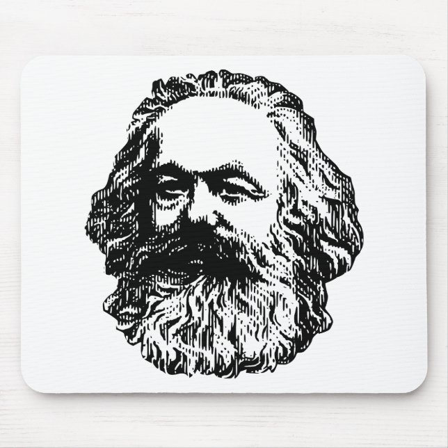 Karl Marx -4jtd4 Mousepad (Vorne)