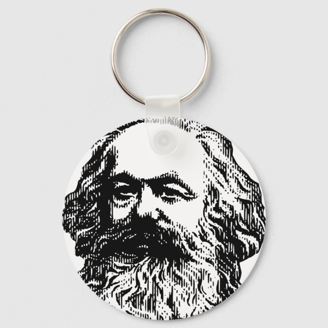 Karl Marx -4jtd4 Schlüsselanhänger (Vorderseite)