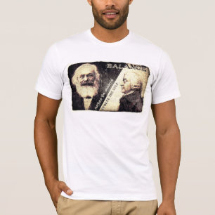Karl Marx / Adam Smith, das Zen von - Worten auf d T-Shirt