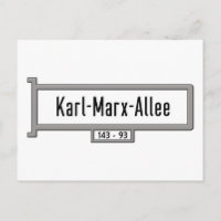 Karl-Marx-Allee, Berlin Street Sign