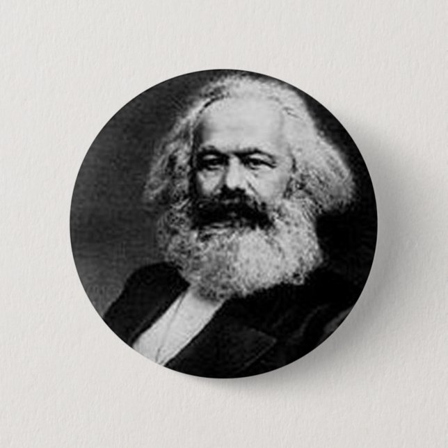 Karl Marx Button (Vorderseite)