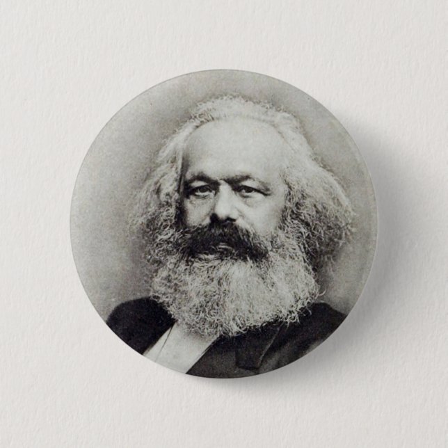 Karl Marx Button (Vorderseite)