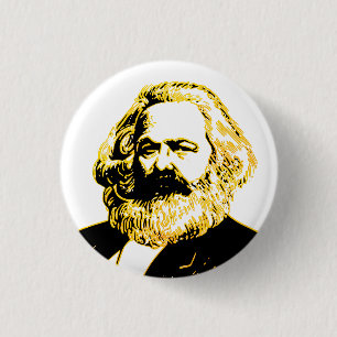 Karl Marx Button