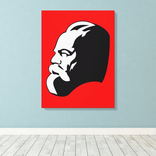 Karl Marx, Communism, Socialism, Soviet Union Leinwanddruck (Insitu (Holzboden))