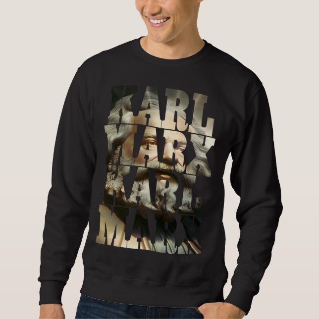 Karl Marx communist cool Marx  1 Sweatshirt (Vorderseite)