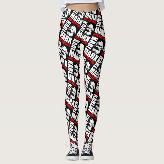 KARL MARX (DAS KAPITAL) LEGGINGS (Vorderseite)