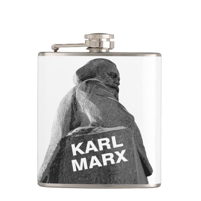 Karl Marx Flachmann (Vorderseite)