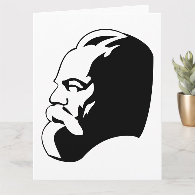 Karl Marx, Kommunismus, Sozialismus, sowjetische G Karte (Kleine Pflanze)