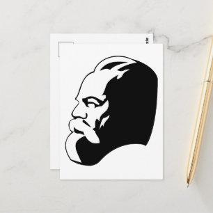 Karl Marx, Kommunismus, Sozialismus, Sowjetunion Postkarte