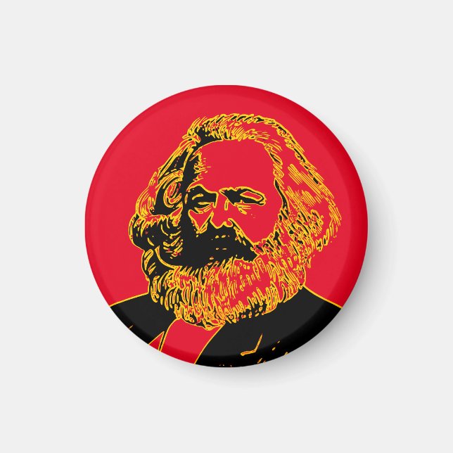 Karl Marx Magnet (Vorne)