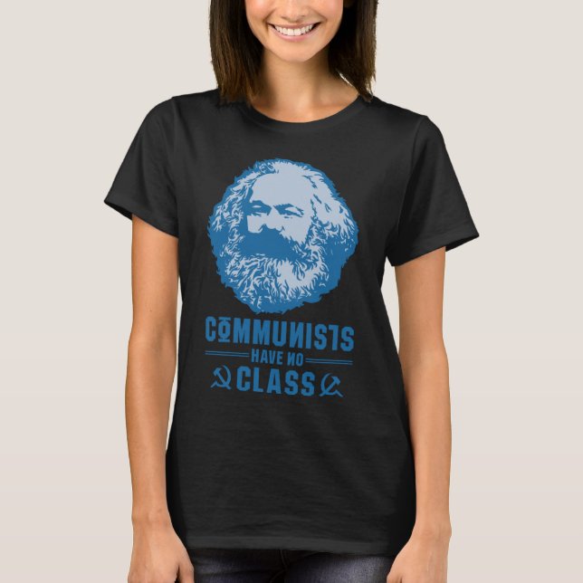 Karl Marx Marxismus Kommunismus Sozialismus Philos T-Shirt (Vorderseite)