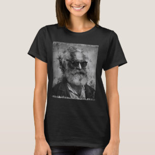 Karl Marx mit Sonnenbrille, Kommunist, Sozialismus T-Shirt