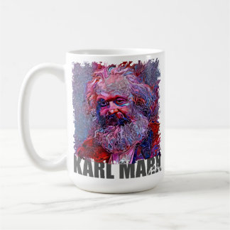 KARL MARX - NFT-Portrait von Marco Aureggi Kaffeetasse