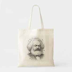 Karl Marx Portrait Design Tragetasche