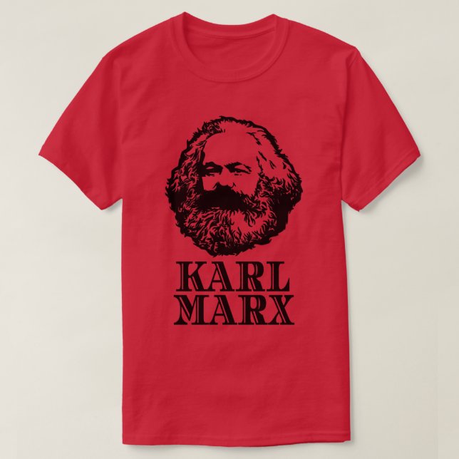 Karl Marx Portrait T-Shirt (Design vorne)