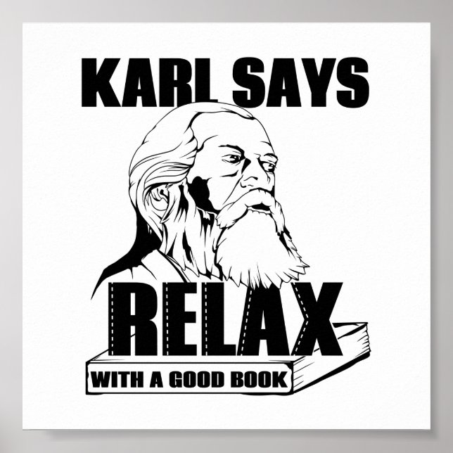 Karl Marx Poster (Vorne)