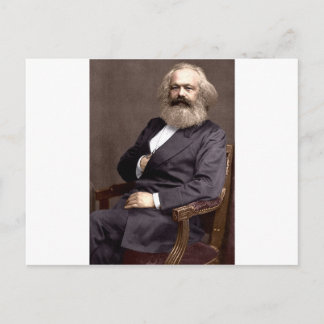 Karl Marx Postkarte
