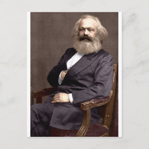 Karl Marx Postkarte