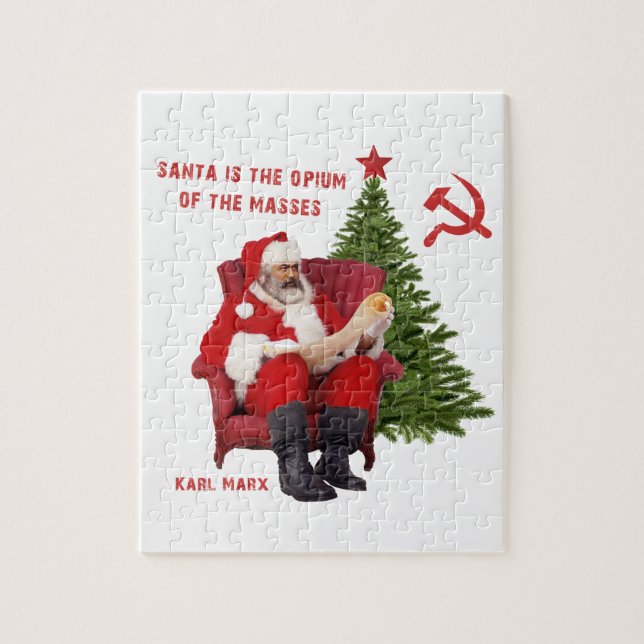 Karl Marx Santa Puzzle (Vertikal)