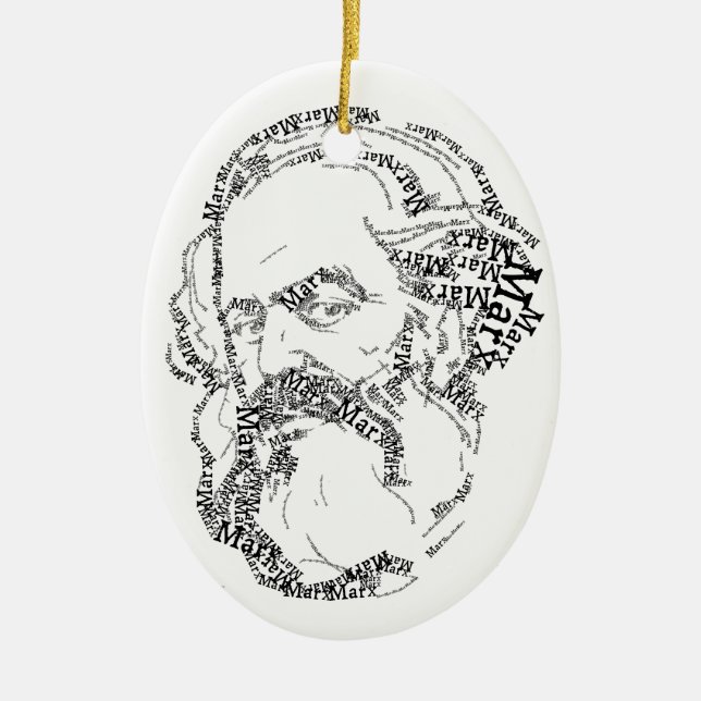 Karl Marx Socialism Ornament (Vorne)
