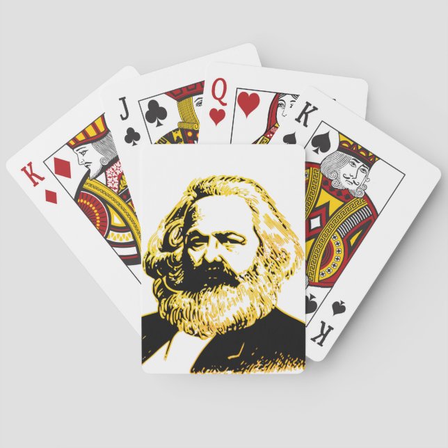Karl Marx Spielkarten (Rückseite)