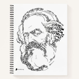 Karl Marx Spiral Notebook Notizbuch