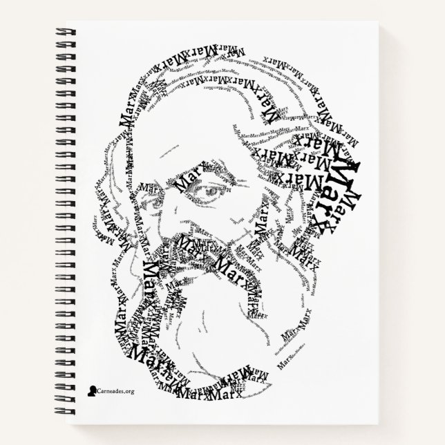 Karl Marx Spiral Notebook Notizbuch (Vorderseite)