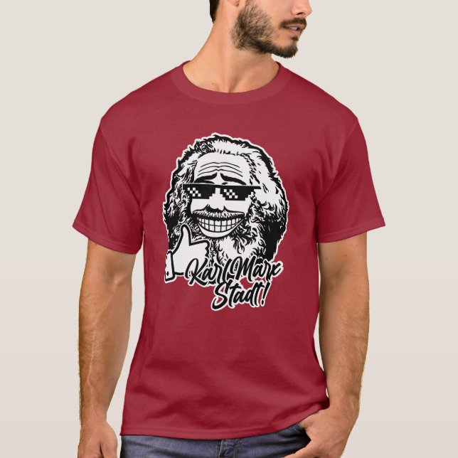 Karl Marx Stadt (zwei Tonarten) T-Shirt (Vorderseite)