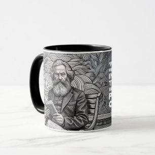 Karl Marx Zitat Design - Seien Sie die Veränderung Tasse