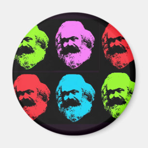 Karl- Marxcollage Magnet