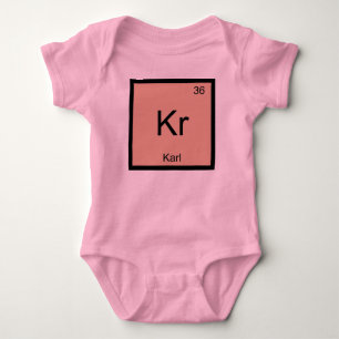 Karl Name Chemie Element Periodensystem Baby Strampler