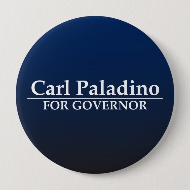 Karl Paladino für Gouverneur Button (Vorderseite)