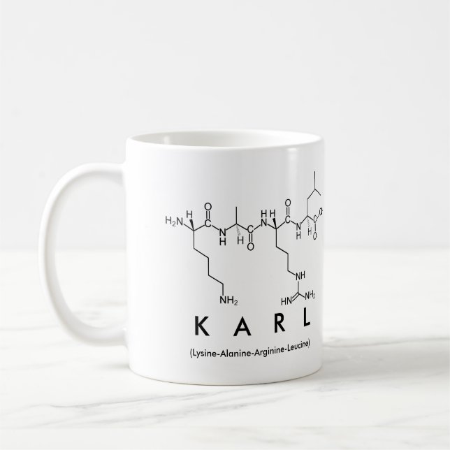 Karl Peptidname Tasse (Links)