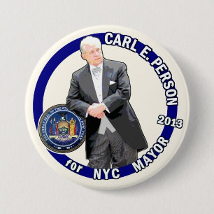 Karl-Person für NYC Bürgermeister 2013 Button