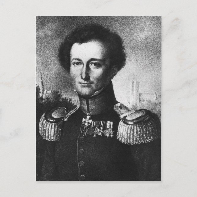 Karl von Clausewitz Postkarte (Vorderseite)