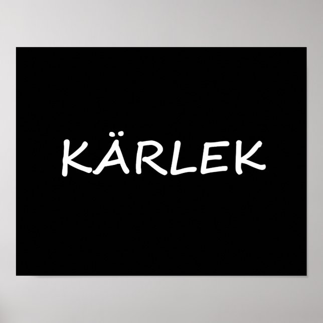 Kärlek, schwedische Liebe Poster (Vorne)