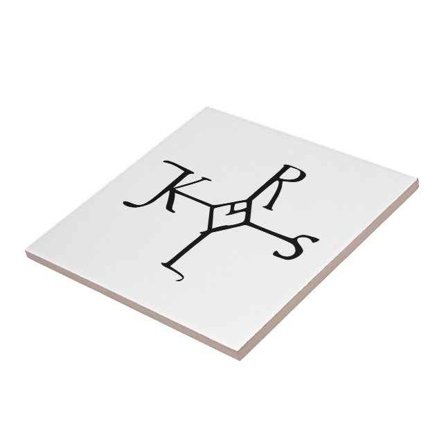 Karlemagne-Monogramm Fliese (Seite)